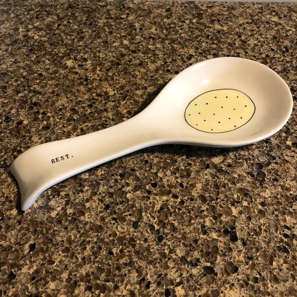 Rae Dunn Spoon Rest Yellow - Picture 1 of 5